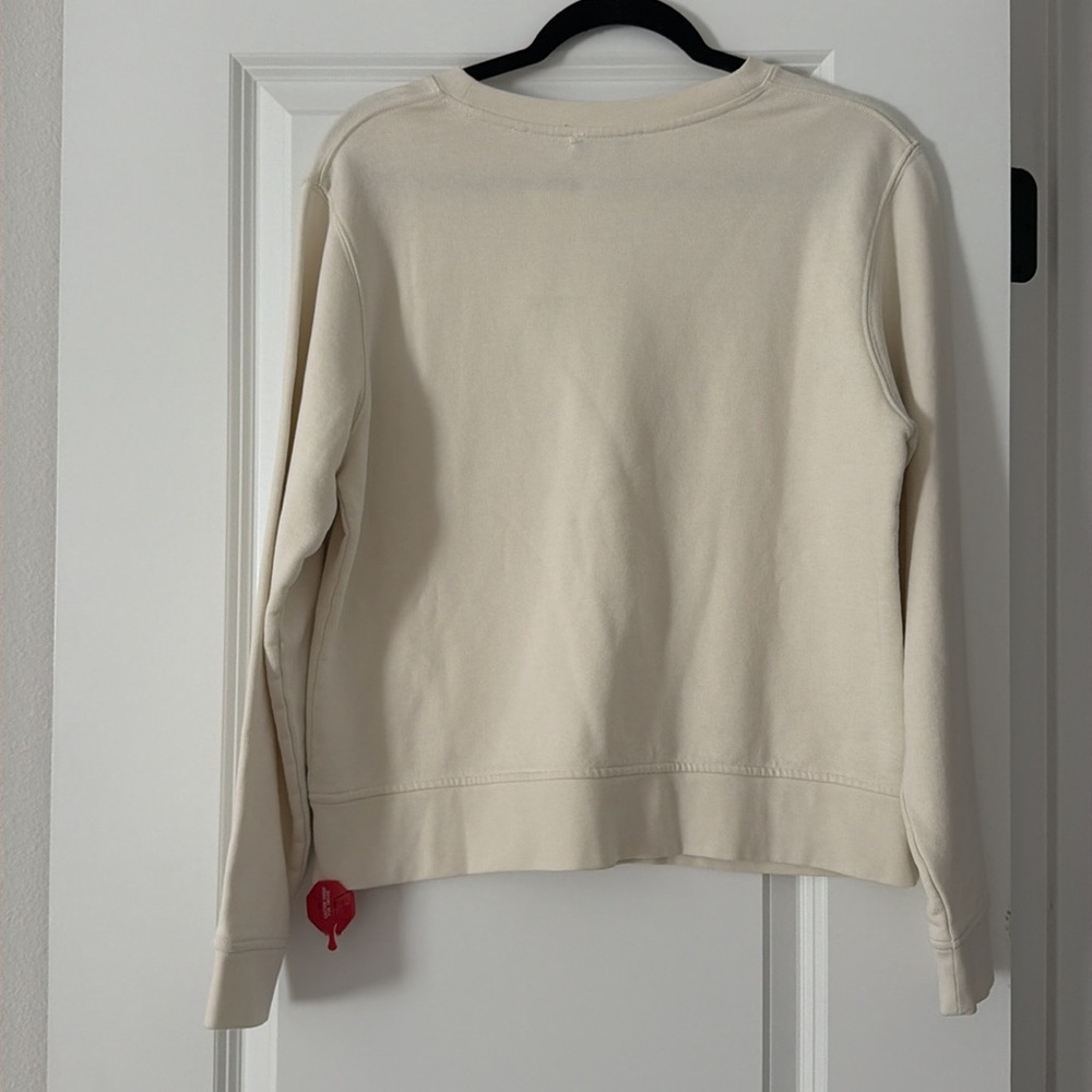 Vince Off-White Crewneck Sweatshirt - Picture 3 of 4